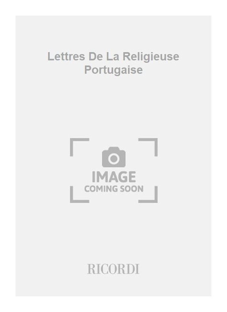 Lettres De La Religieuse Portugaise